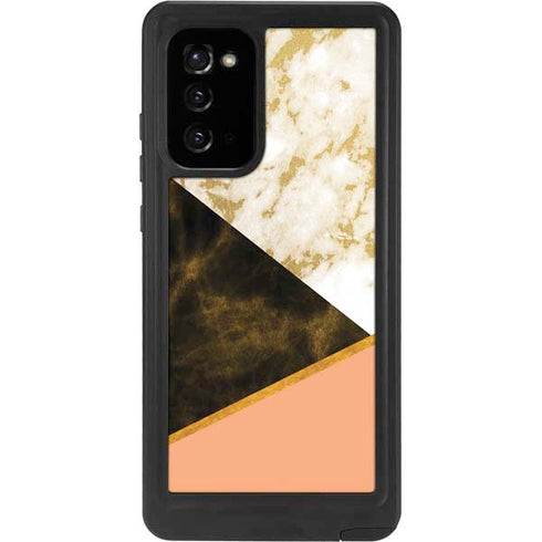 Colored Marble Galaxy Note20 5G Waterproof Case