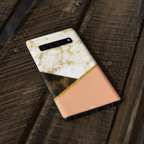 Colored Marble Galaxy S10 Plus Skin