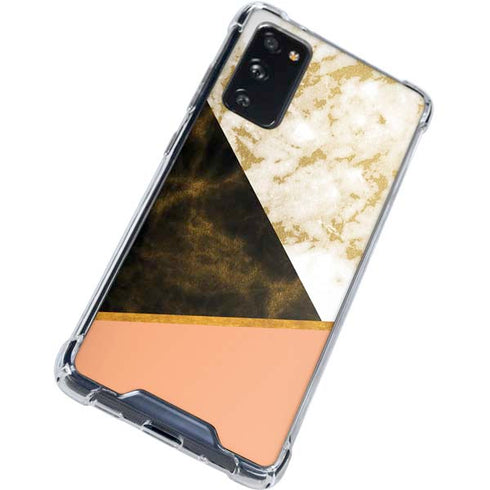Colored Marble Galaxy S20 FE Clear Case