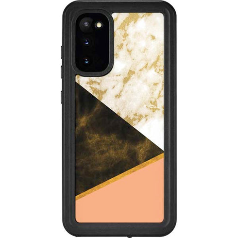 Colored Marble Galaxy S20 Waterproof Case