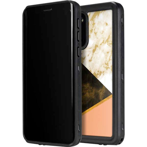 Colored Marble Galaxy S20 Waterproof Case
