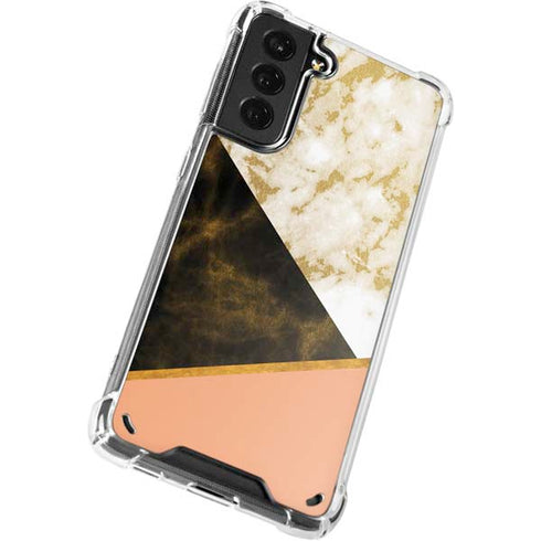 Colored Marble Galaxy S21 Plus 5G Clear Case
