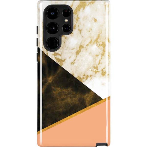 Colored Marble Galaxy S22 Ultra Pro Case