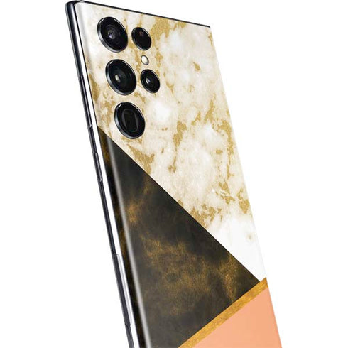 Colored Marble Galaxy S22 Ultra Skin