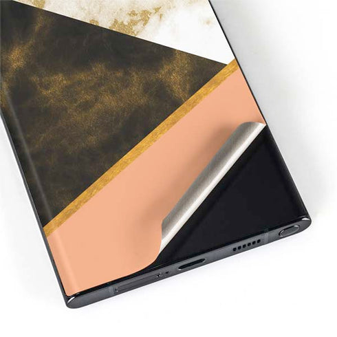 Colored Marble Galaxy S22 Ultra Skin