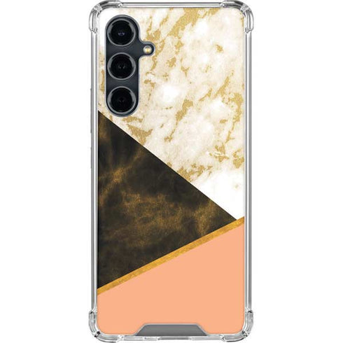 Colored Marble Galaxy S23 FE Clear Case