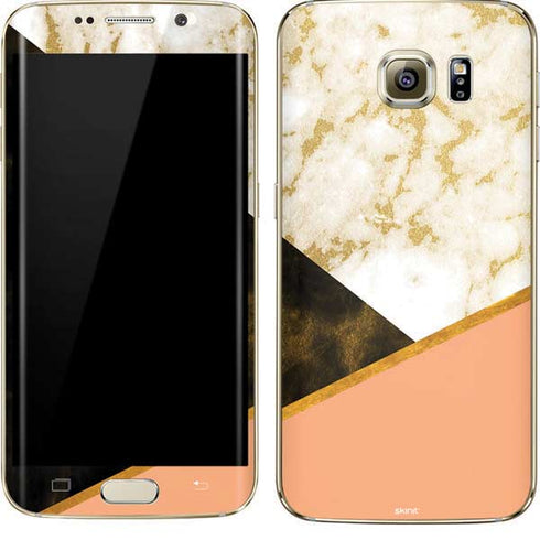 Colored Marble Galaxy S7 Edge Skin