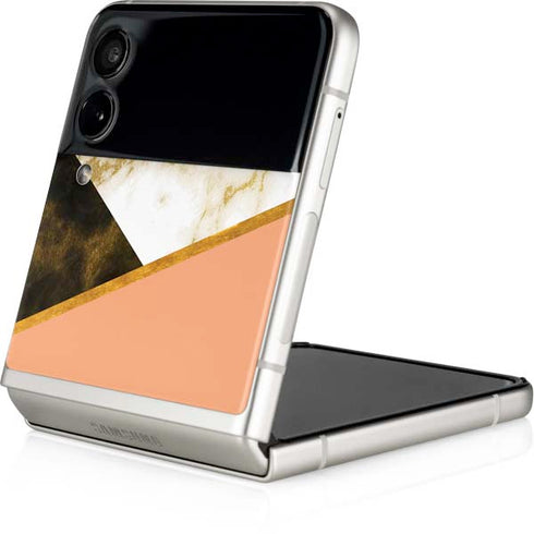 Colored Marble Galaxy Z Flip4 5G Skin