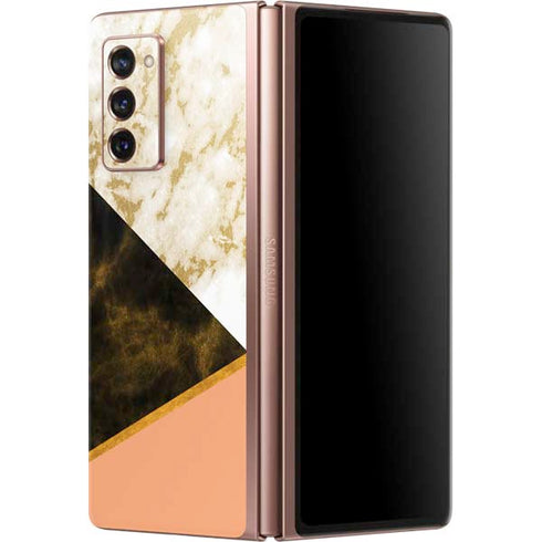Colored Marble Galaxy Z Fold2 5G Skin