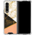 Colored Marble Galaxy Z Fold4 5G Clear Case