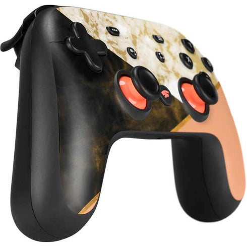 Colored Marble Google Stadia Controller Skin