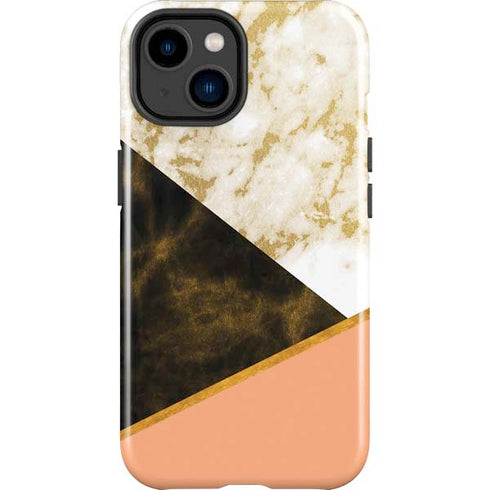 Colored Marble iPhone 14 Plus Impact Case