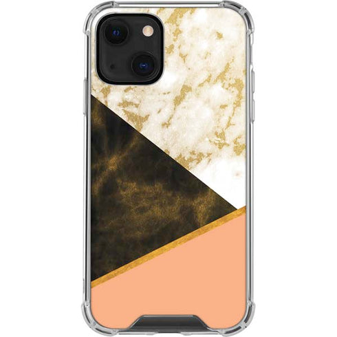 Colored Marble iPhone 14 Plus Clear Case