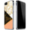 Colored Marble iPhone SE (2nd & 3rd Gen) Clear Case