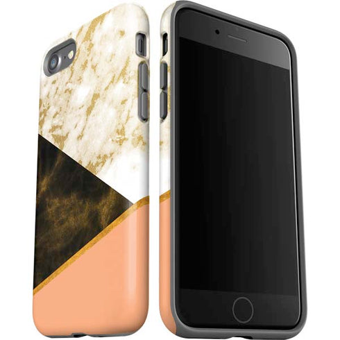 Colored Marble iPhone SE (2nd & 3rd Gen) Pro Case