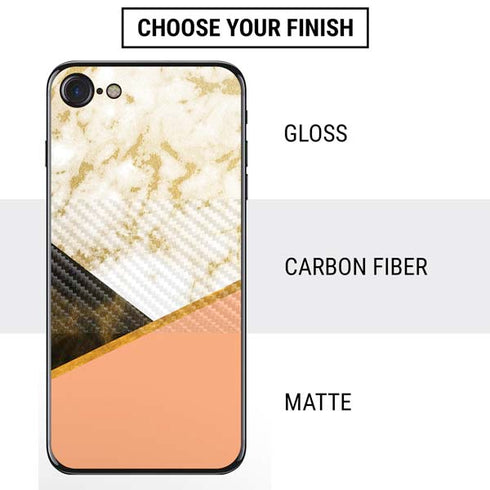 Colored Marble iPhone SE (2nd & 3rd Gen) Skin