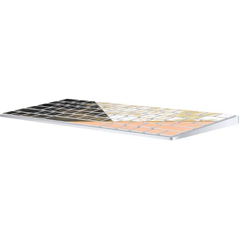 Colored Marble Magic Keyboard Skin