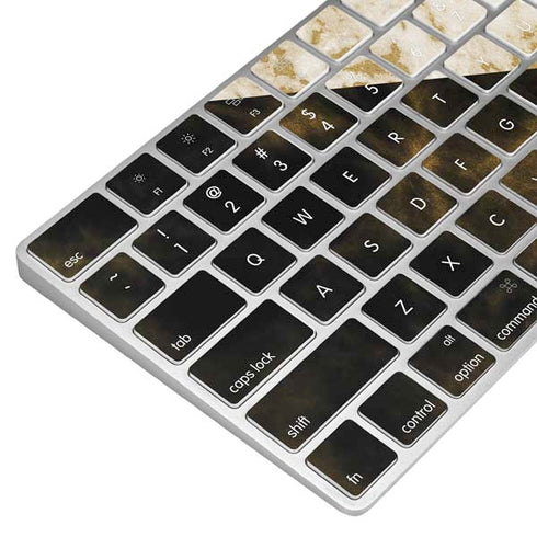 Colored Marble Magic Keyboard Skin