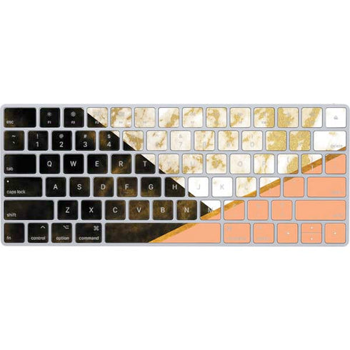 Colored Marble Magic Keyboard Skin