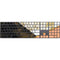 Colored Marble Magic Keyboard with Numeric Keypad Skin