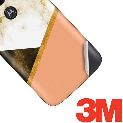 Colored Marble Moto E5 Play Skin