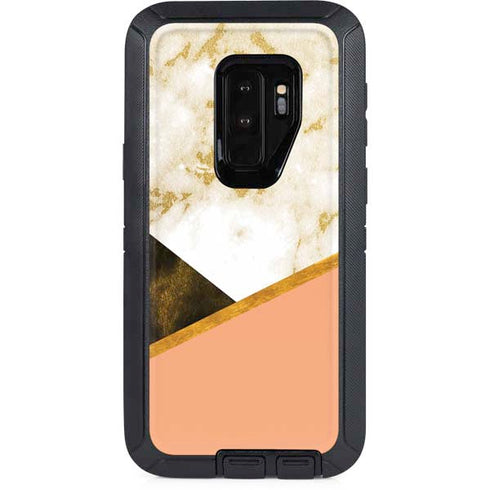 Colored Marble Otterbox Defender Galaxy Skin