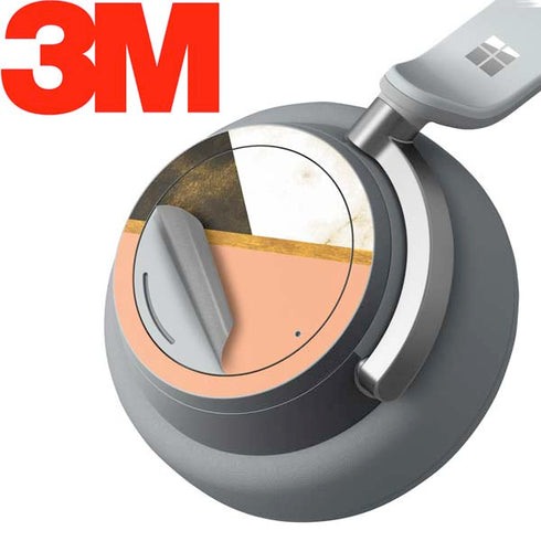 Colored Marble Surface Headphones Skin