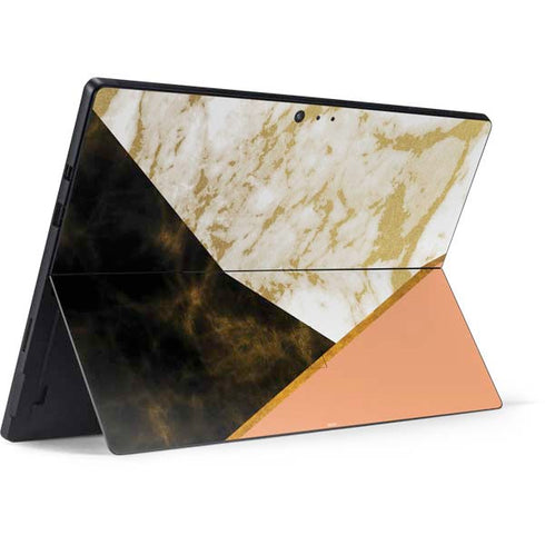 Colored Marble Surface Pro 6 Skin