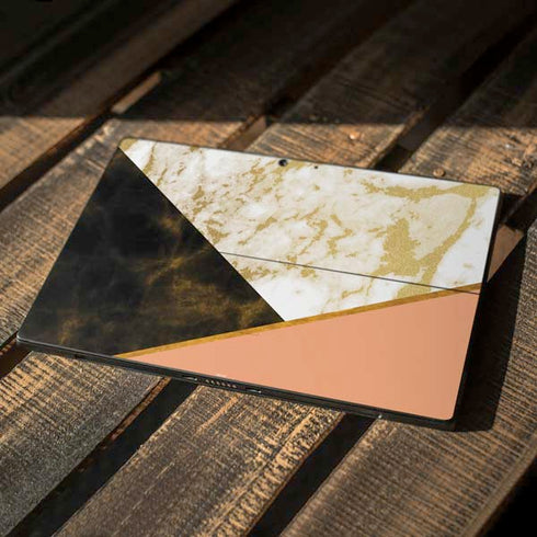 Colored Marble Surface Pro 7 Skin