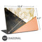 Colored Marble Universal Laptop 16.6in (13.4 x 9.7in) Skin