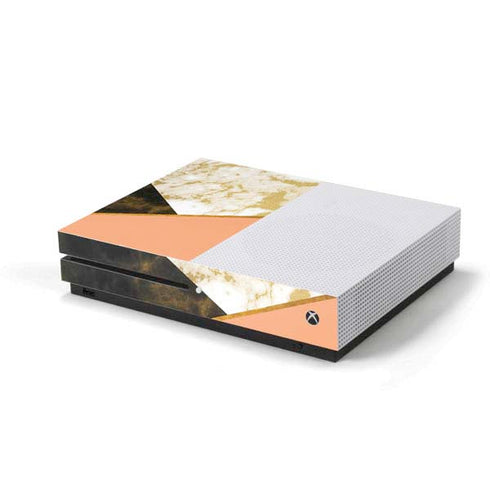 Colored Marble Xbox One S Console Skin
