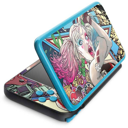 DC Comics Harley Quinn Action Pose Nintendo 2DS XL (2017) Skin