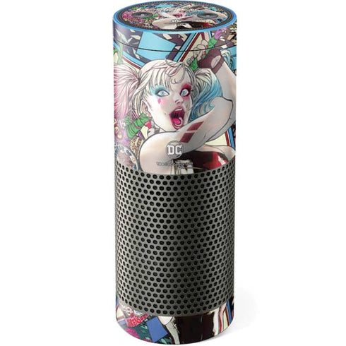 DC Comics Harley Quinn Action Pose Amazon Echo Skin