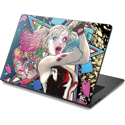 DC Comics Harley Quinn Action Pose Dell Chromebook Skin