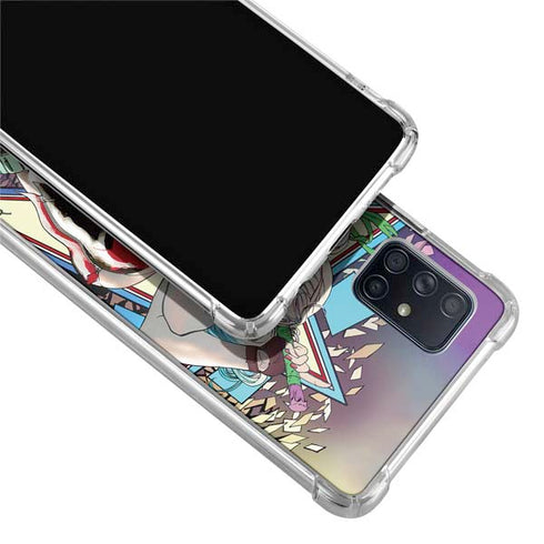 DC Comics Harley Quinn Action Pose Galaxy A51 5G Clear Case
