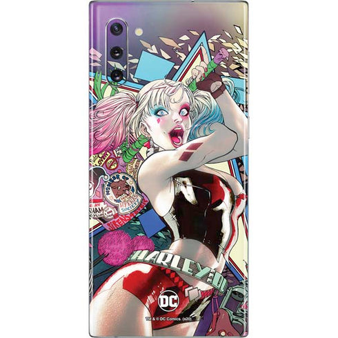 DC Comics Harley Quinn Action Pose Galaxy Note 10 Skin