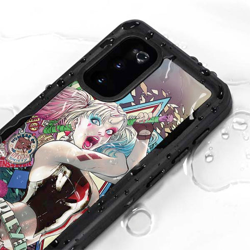 DC Comics Harley Quinn Action Pose Galaxy S20 Waterproof Case