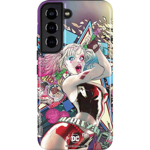 DC Comics Harley Quinn Action Pose Galaxy S22 Pro Case