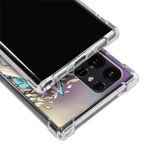 DC Comics Harley Quinn Action Pose Galaxy S22 Ultra Clear Case