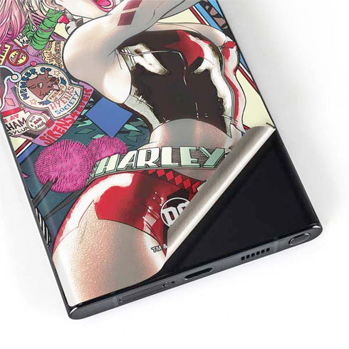 DC Comics Harley Quinn Action Pose Galaxy S22 Ultra Skin