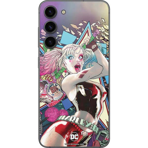 DC Comics Harley Quinn Action Pose Galaxy S23 Plus Skin