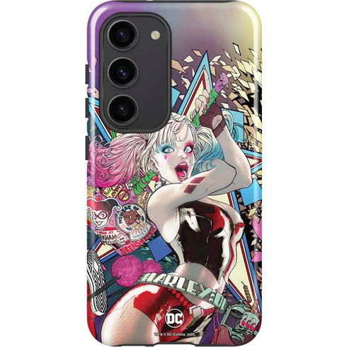 DC Comics Harley Quinn Action Pose Galaxy S23 Pro Case