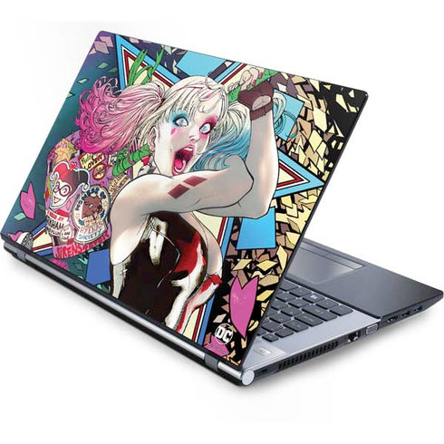 DC Comics Harley Quinn Action Pose Generic Laptop Skin