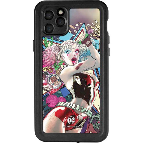 DC Comics Harley Quinn Action Pose iPhone 11 Pro Max Waterproof Case