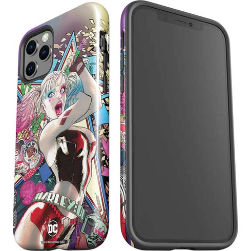DC Comics Harley Quinn Action Pose iPhone 12 Pro Impact Case