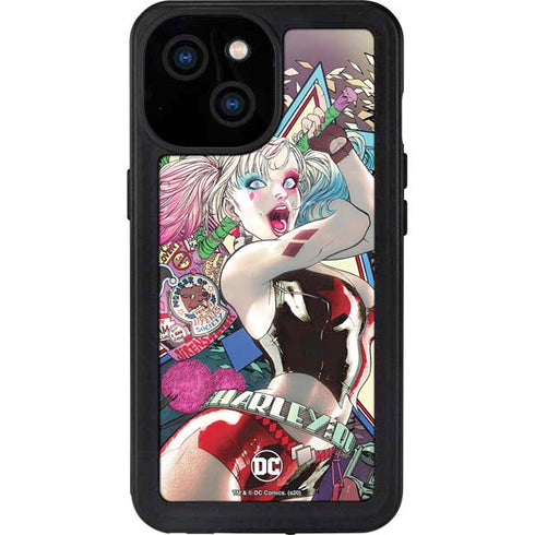 DC Comics Harley Quinn Action Pose iPhone 13 Mini Waterproof Case