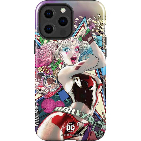 DC Comics Harley Quinn Action Pose iPhone 13 Pro Max Impact Case
