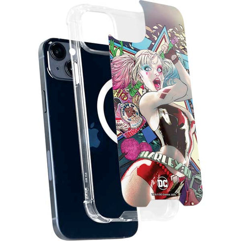 DC Comics Harley Quinn Action Pose iPhone 15 Plus MagSafe Case