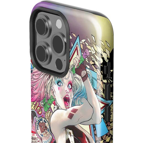 DC Comics Harley Quinn Action Pose iPhone 15 Pro Impact Case