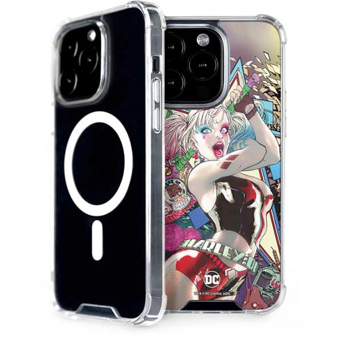 DC Comics Harley Quinn Action Pose iPhone 15 Pro MagSafe Case